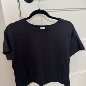 Athleta Black Crop Top